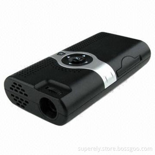 Mini Projector, Supports USB, SD, AV-in, 720P and LCOS Display